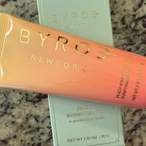 Byroe New York Peach Kombucha Tea Purifying Clay Mask NWT 2.82 Oz